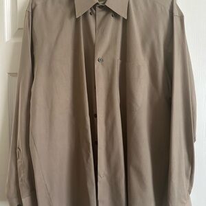 Van Heusen Tan Striped Shirt